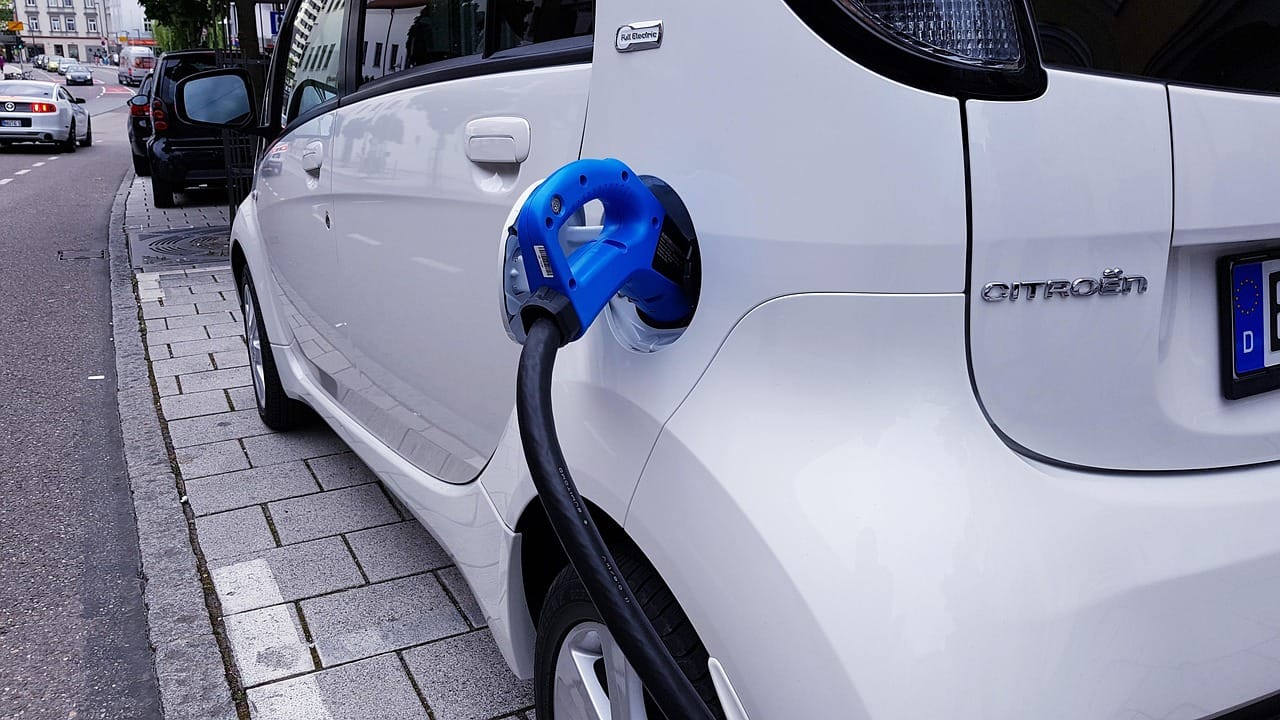 Electric car charging at home